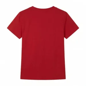 Camisa con corset estampado Roja 2