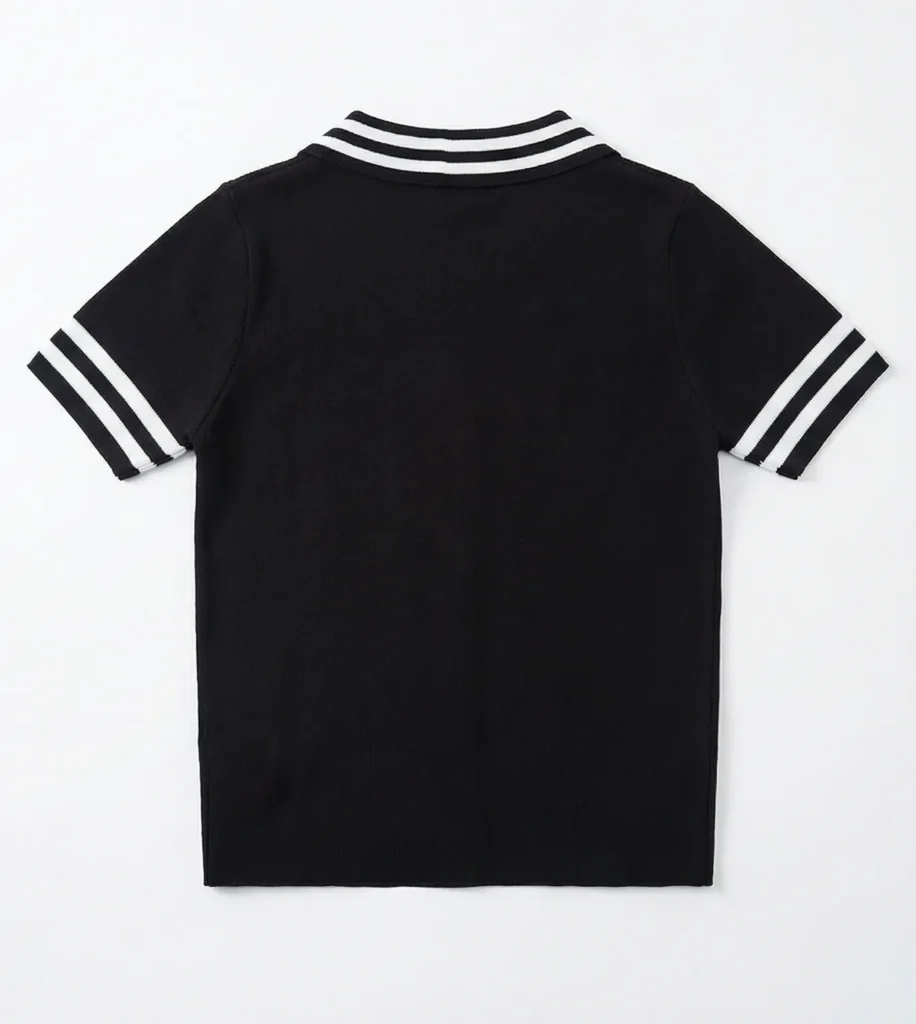 Camiseta de Lana Negra 2