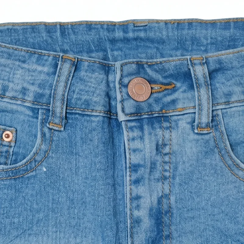 Shorts Azul Claro Doblado - Imagen 4
