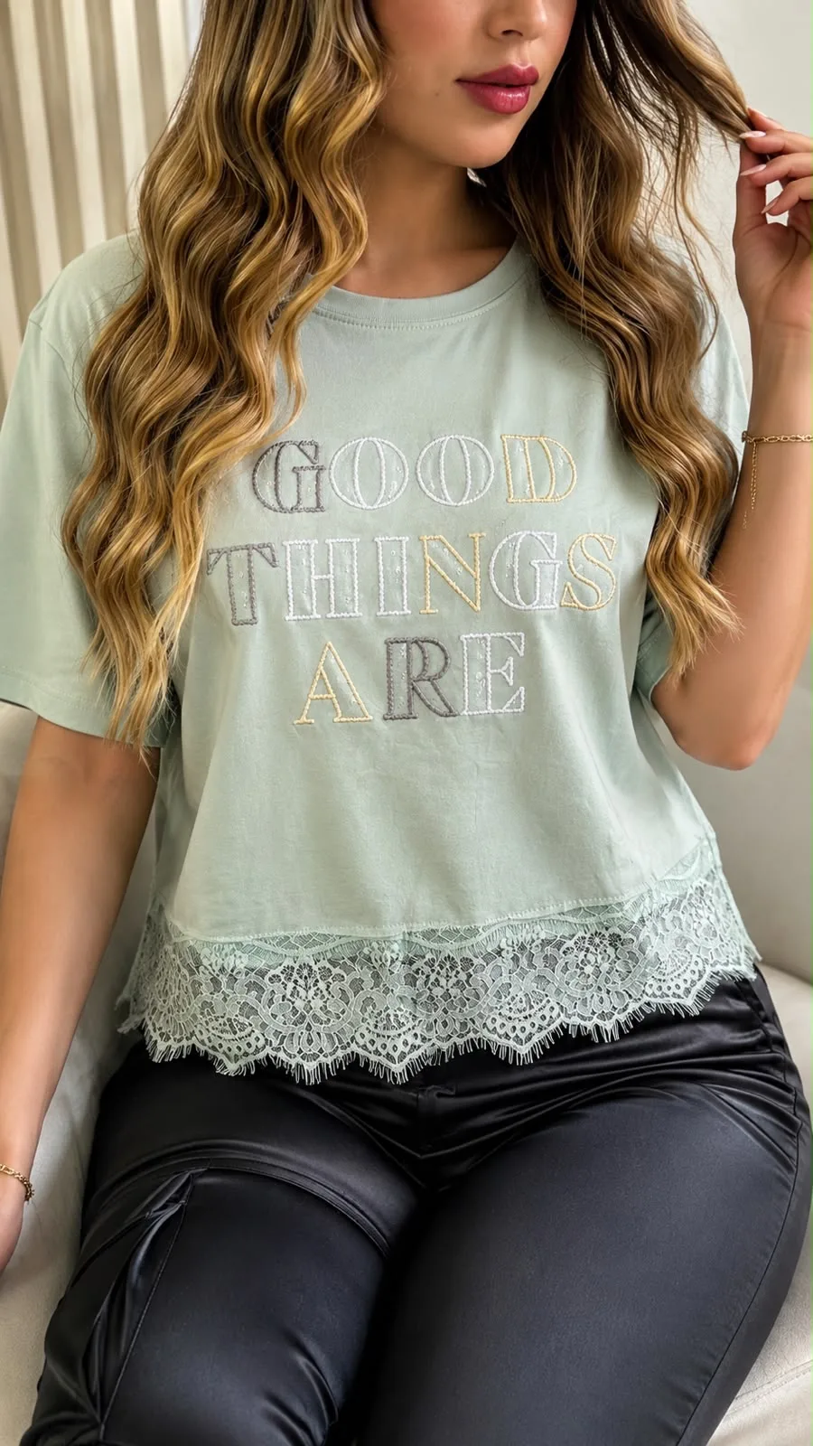 Camiseta blonda