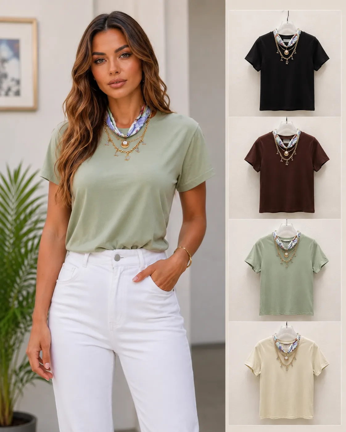 Camiseta collar