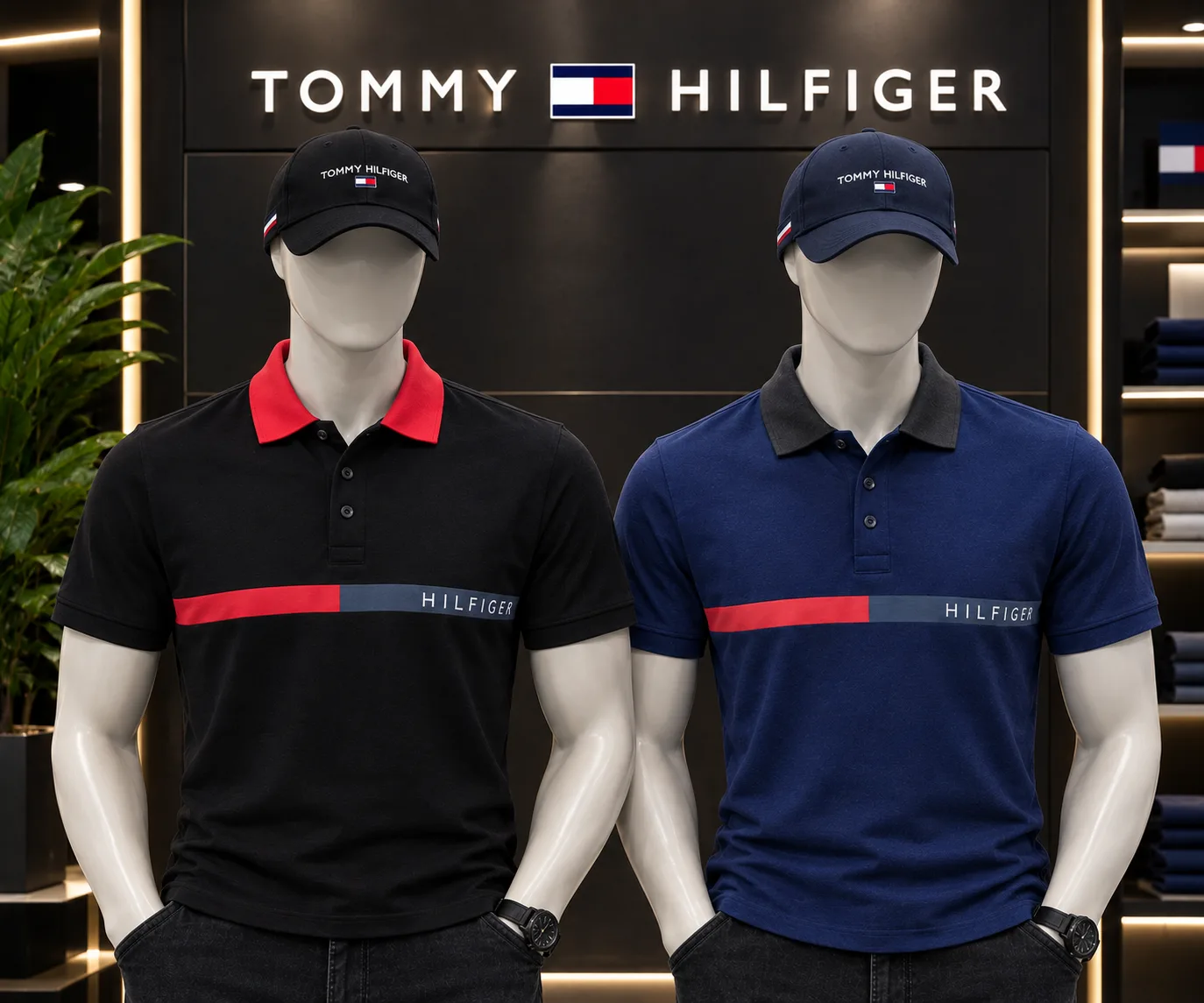 ref 1412 camiseta polo Tommy Hilfiger línea
