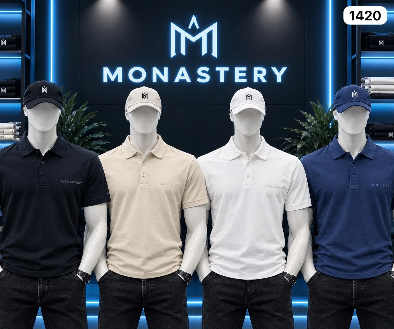 ref 1420 camiseta polo Monastery