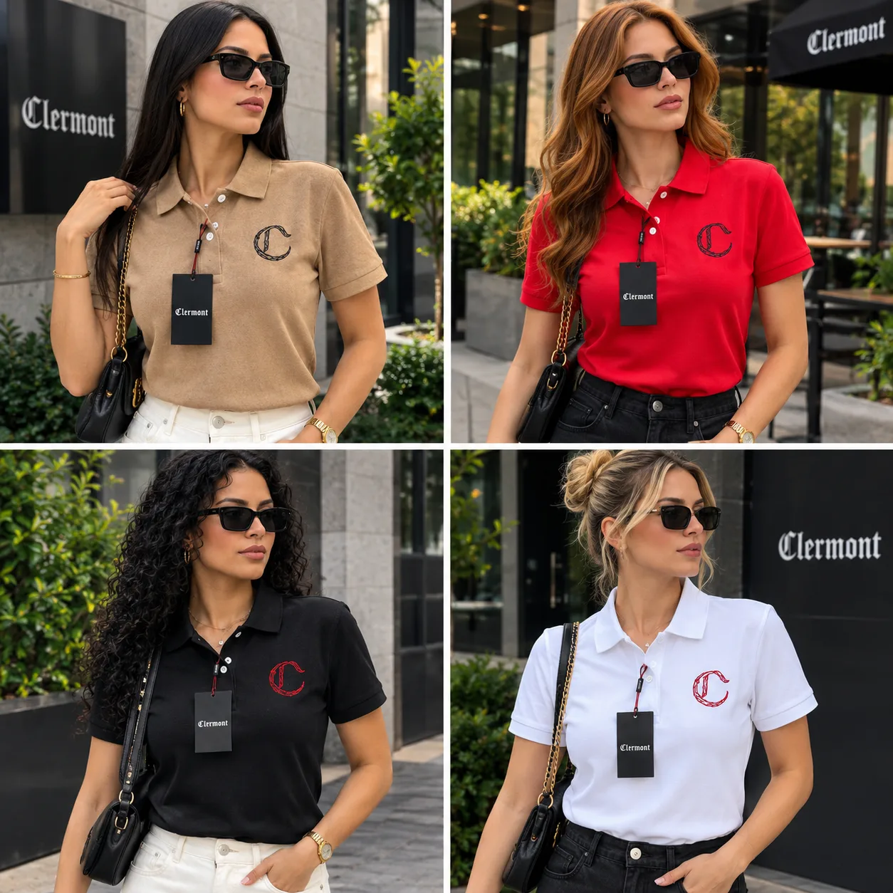 camiseta polo mujer Clemont