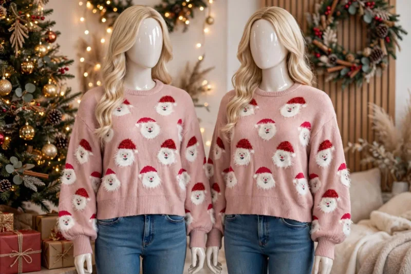 ref 469 buso navideño papá noel rosado