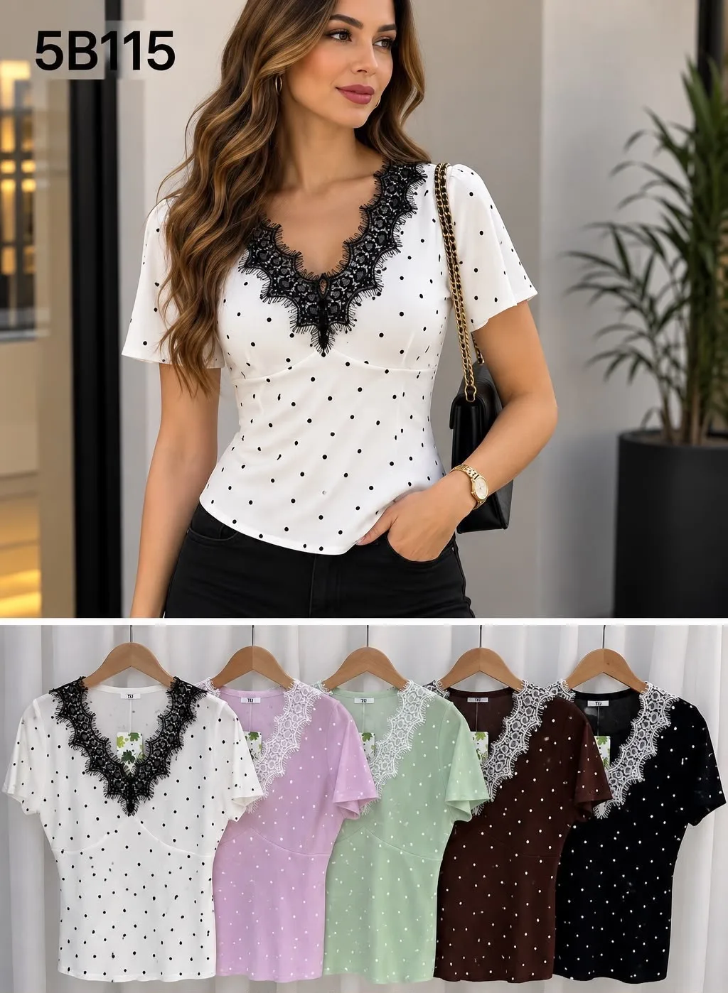 ref 5b115 Blusa hilo