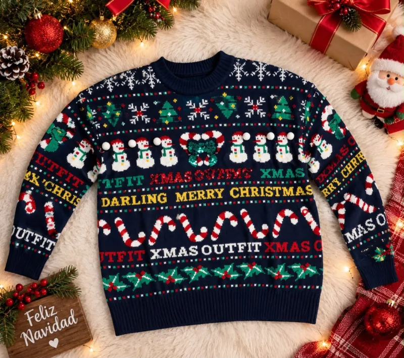 ref 461 buso navideño muñecos de nieve