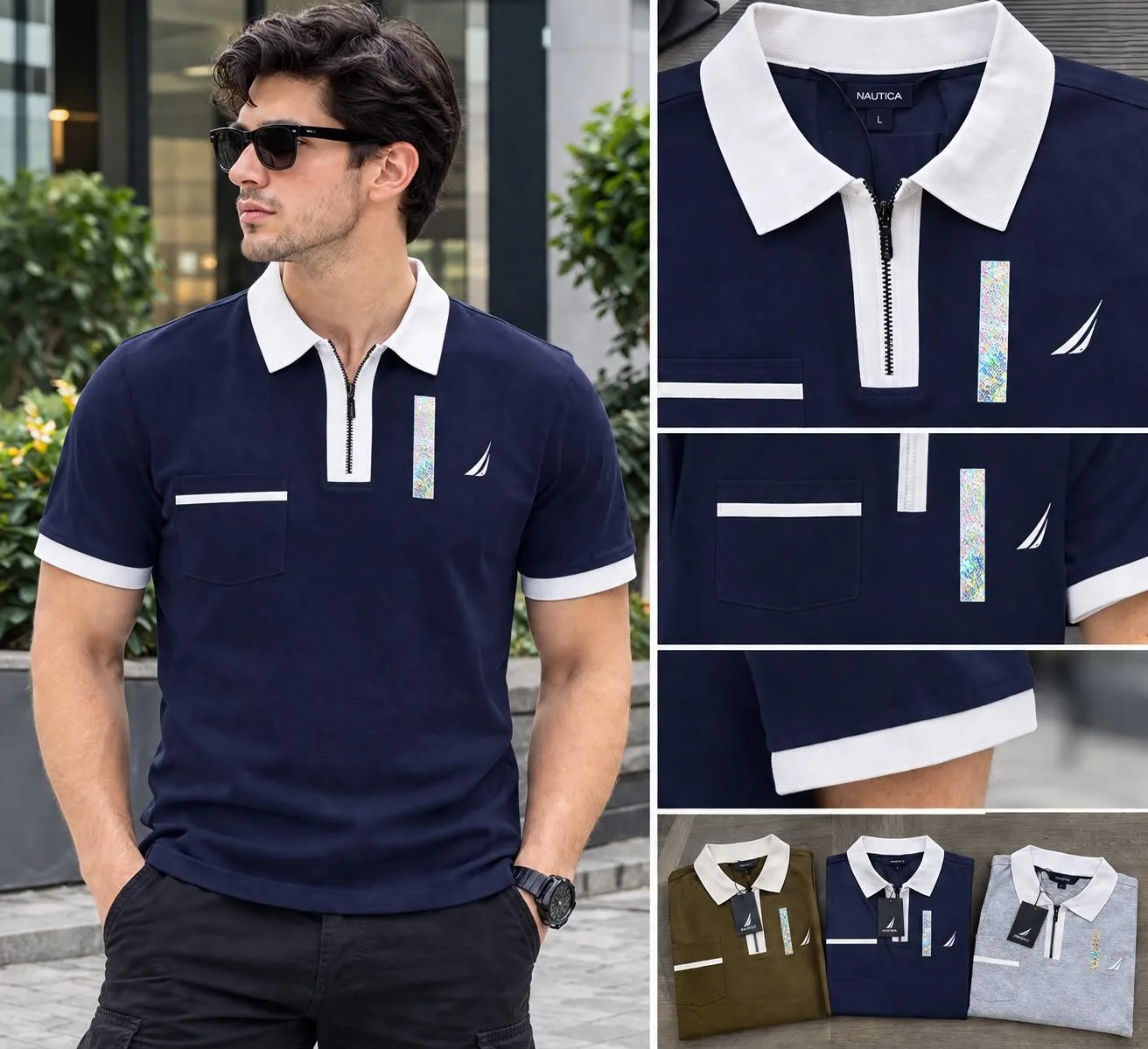 Camiseta náutica polo